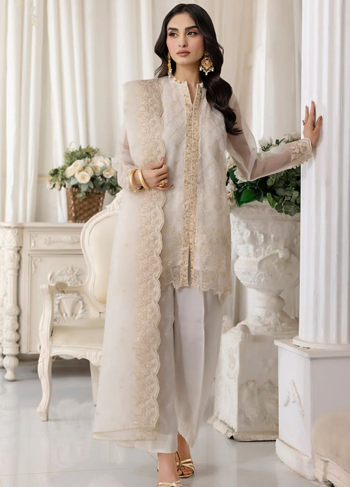 Lakhany Pret Embroidered Organza 3 Piece Suit LG-UB-0129