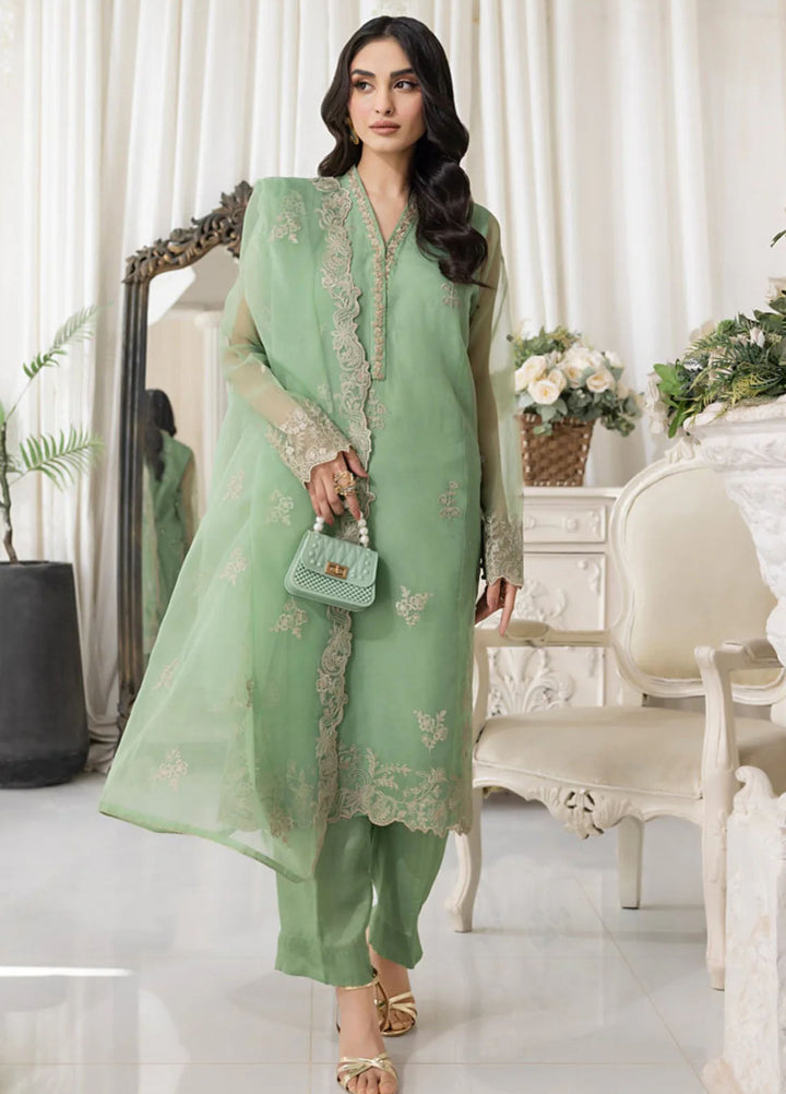 Lakhany Pret Embroidered Organza 3 Piece Suit LG-UB-0130