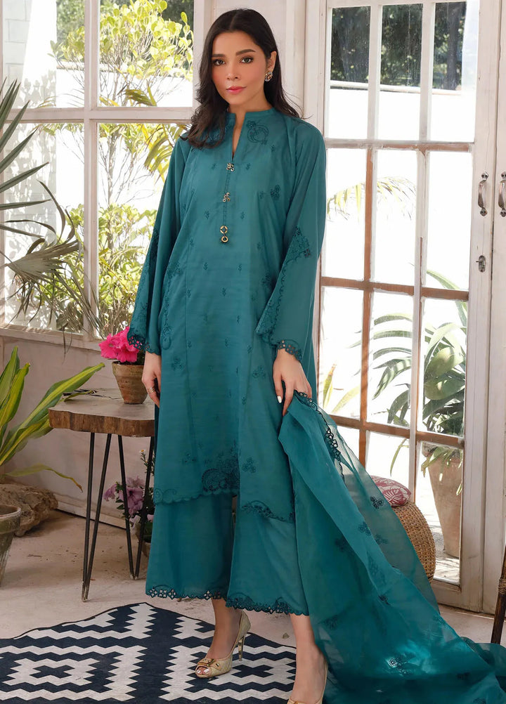 Lakhany Pret Embroidered Raw Silk 3 Piece Suit LG-SK-0169