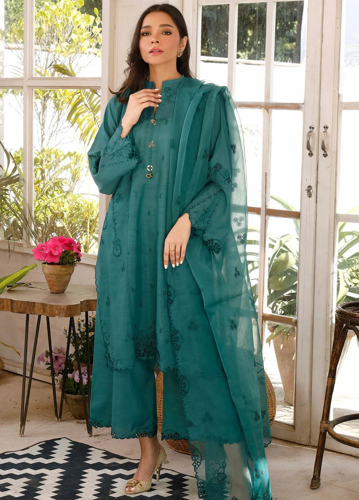 Lakhany Pret Embroidered Raw Silk 3 Piece Suit LG-SK-0169
