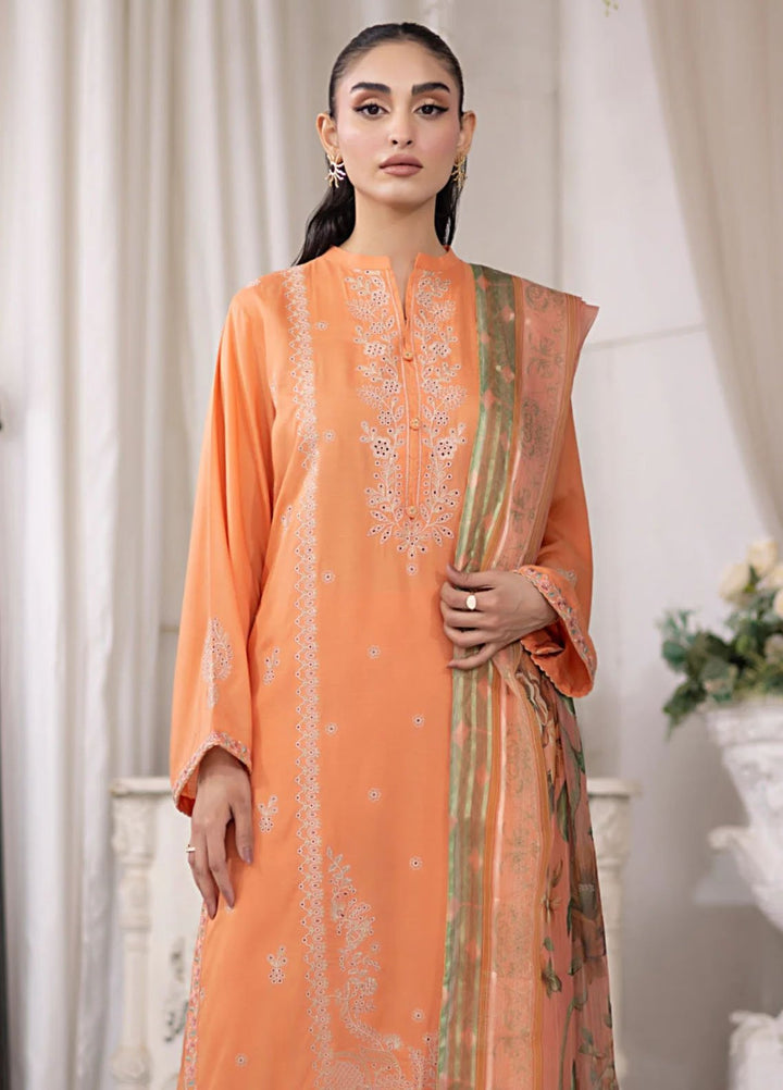 Lakhany Pret Embroidered Raw Silk 3 Piece Suit LG-UB-0094
