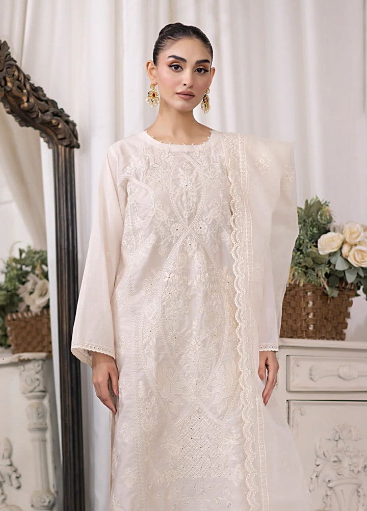 Lakhany Pret Embroidered Sheesha Silk 3 Piece Suit LG-IZ-0364