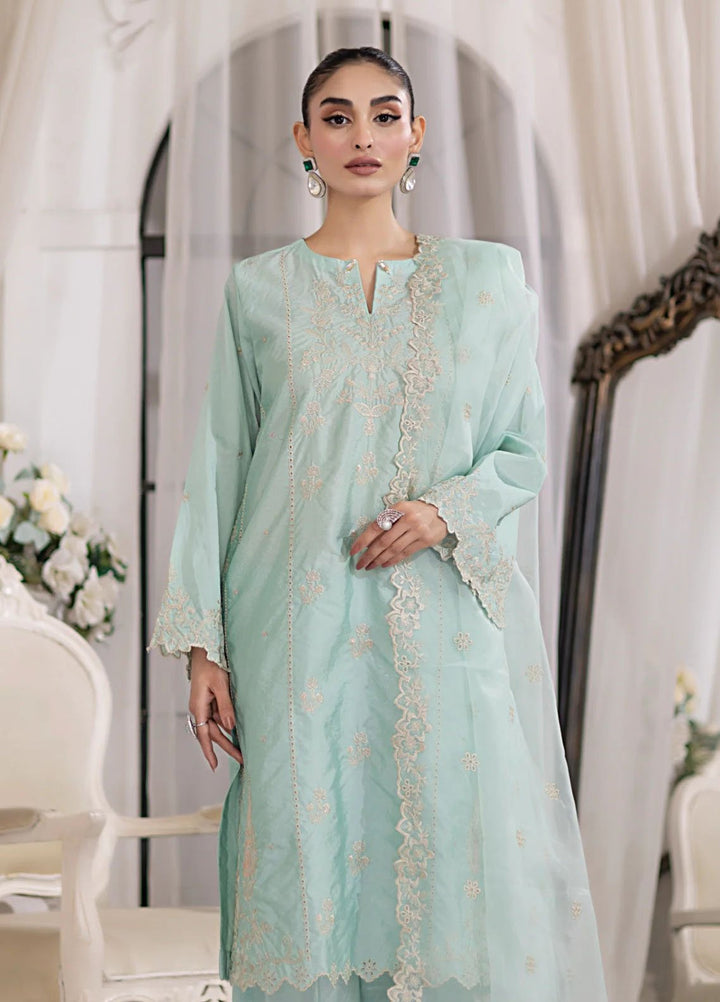 Lakhany Pret Embroidered Sheesha Silk 3 Piece Suit LG-IZ-0365