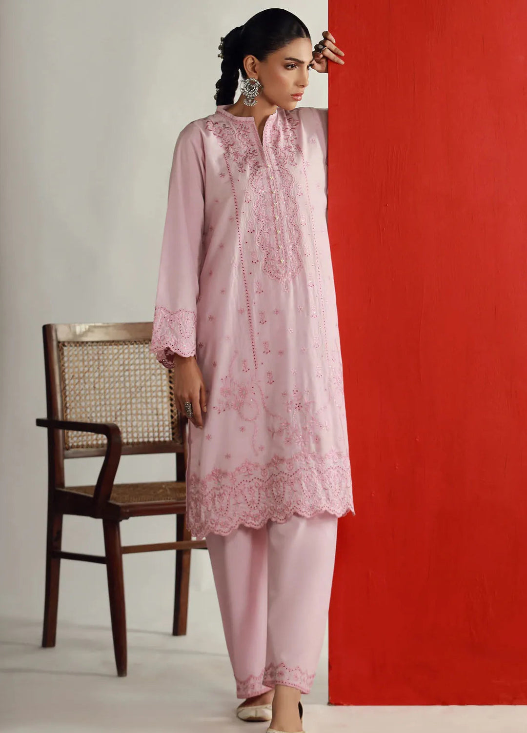 Lakhany Pret Embroidered Silk 2 Piece Suit LG-IZ-0216