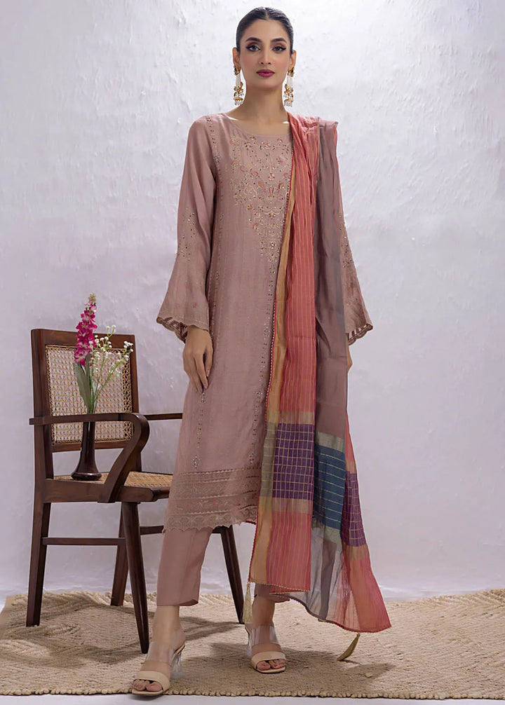 Lakhany Pret Embroidered Silk Net 3 Piece Suit LG-AS-0017