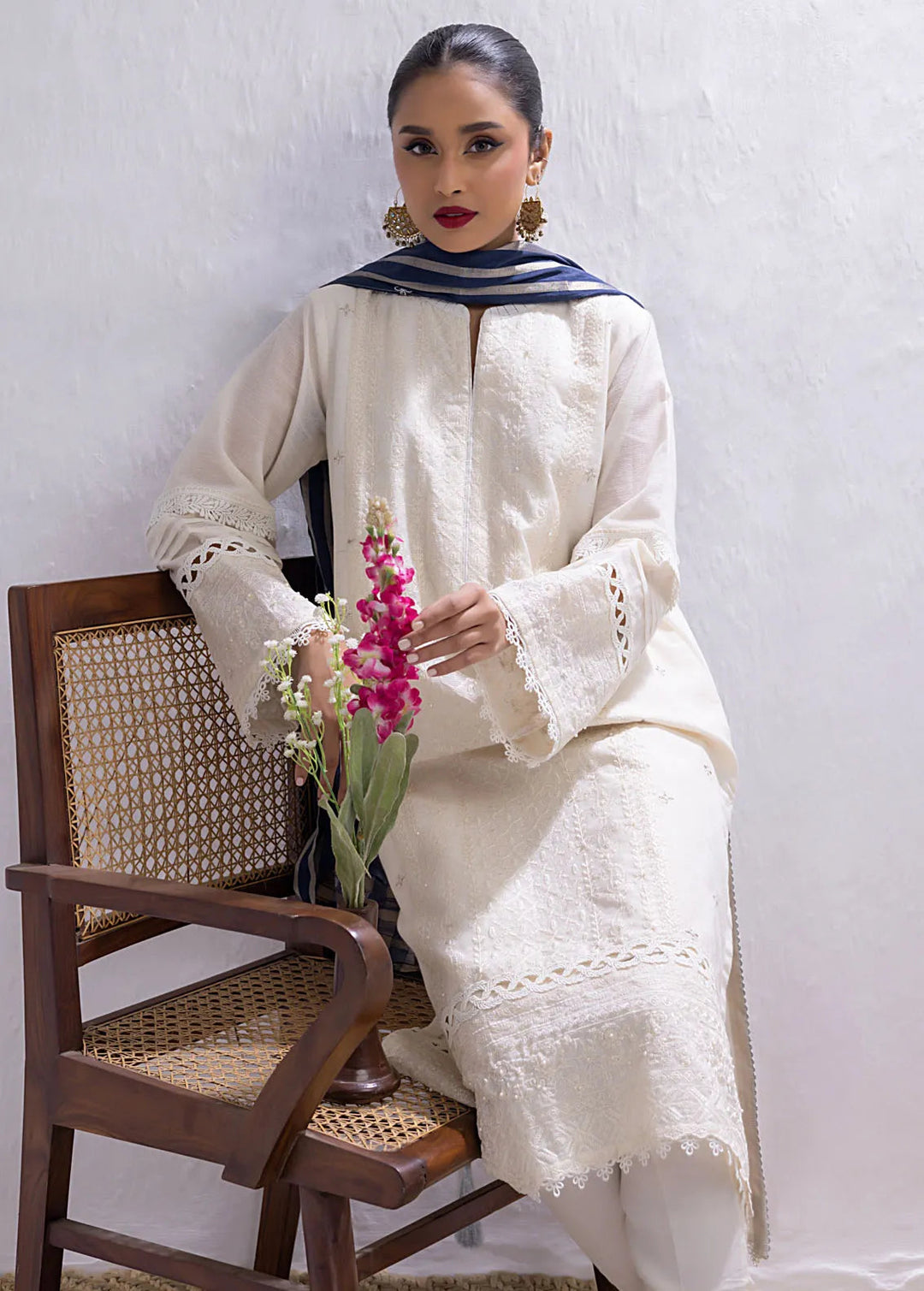 Lakhany Pret Embroidered Silk Net 3 Piece Suit LG-SK-0107