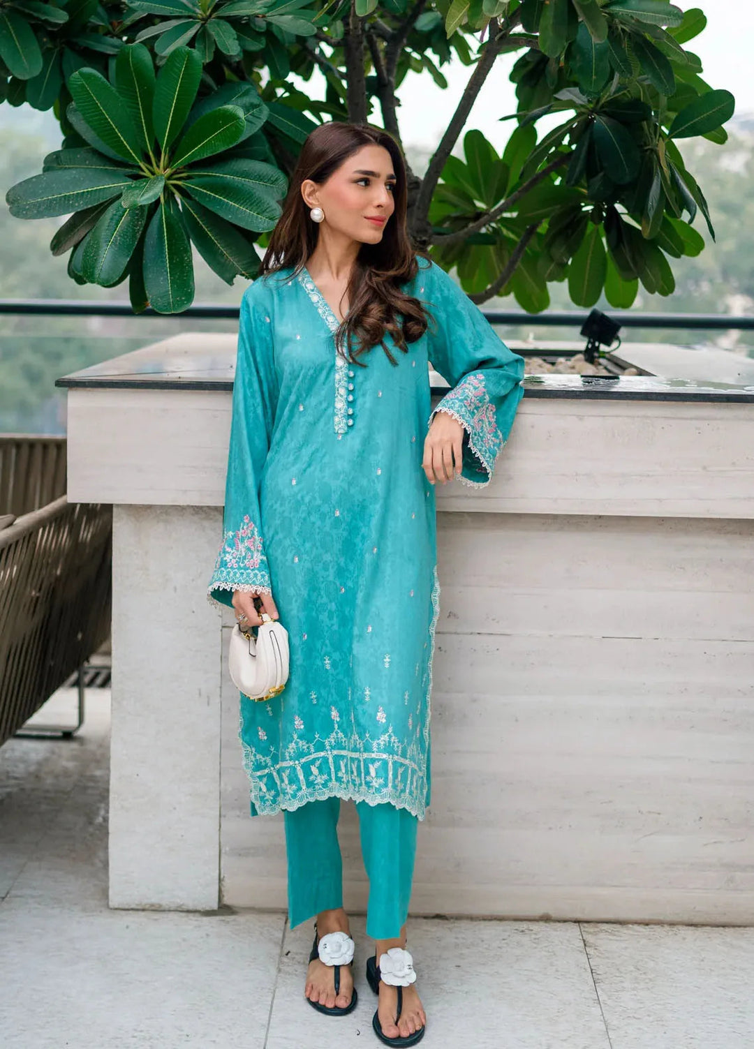 Lakhany Pret Embroidered Viscous 2 Piece Suit LG-IZ-0258