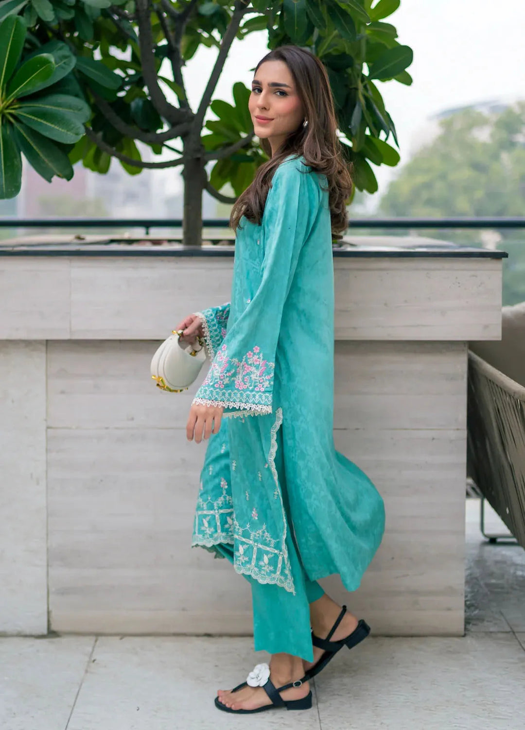 Lakhany Pret Embroidered Viscous 2 Piece Suit LG-IZ-0258