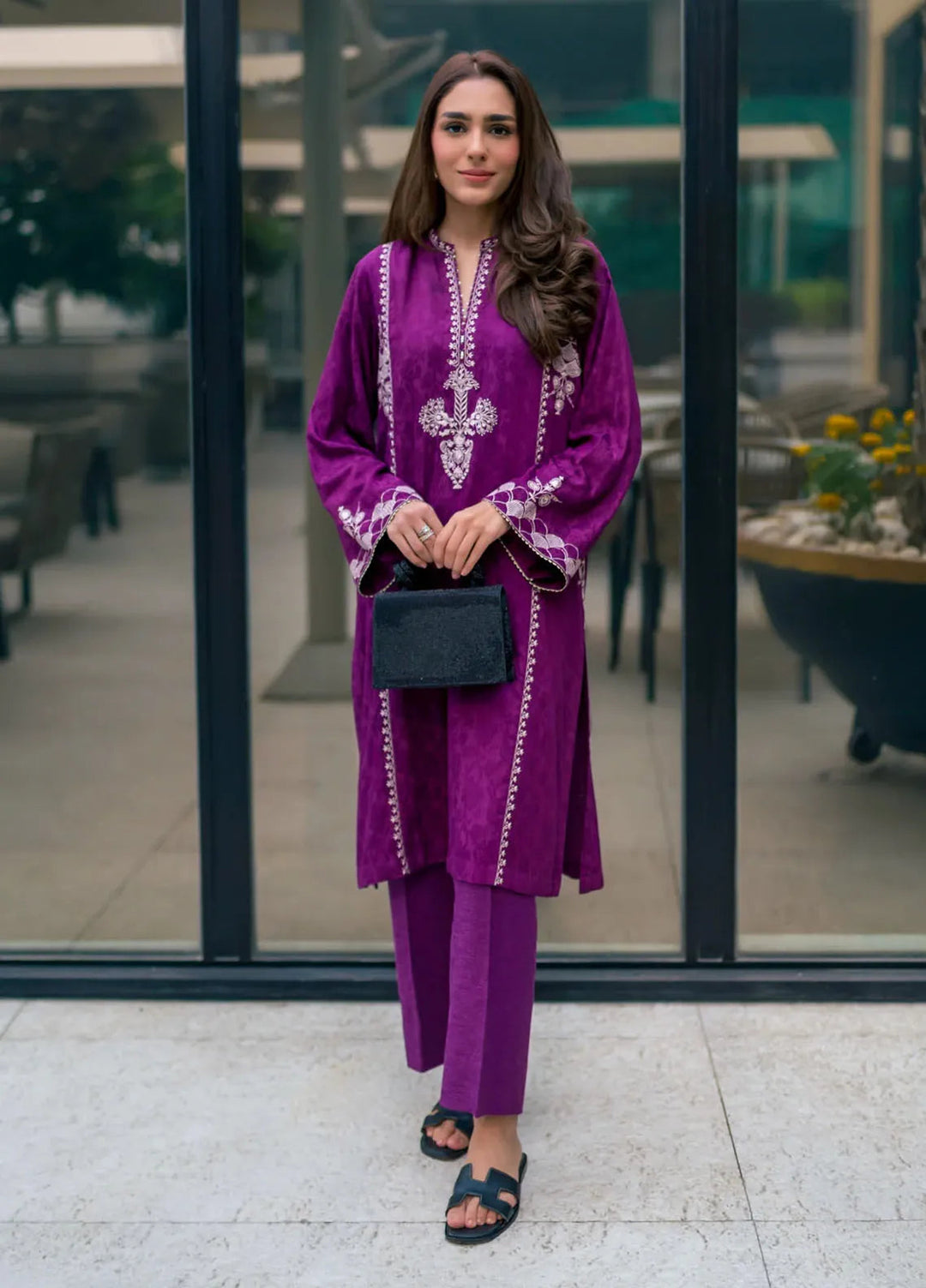 Lakhany Pret Embroidered Viscous 2 Piece Suit LG-SK-0263