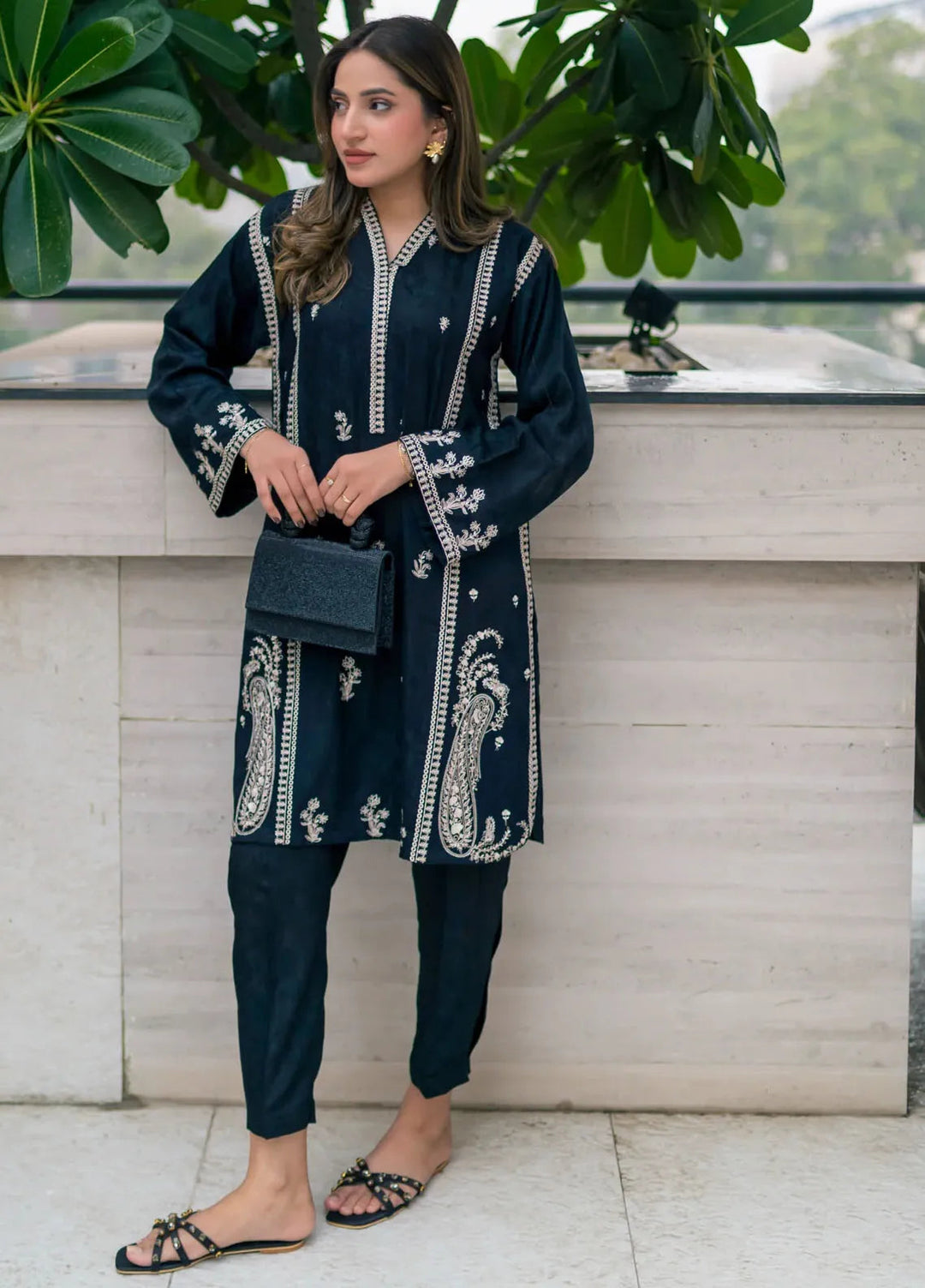 Lakhany Pret Embroidered Viscous 2 Piece Suit LG-UB-0092