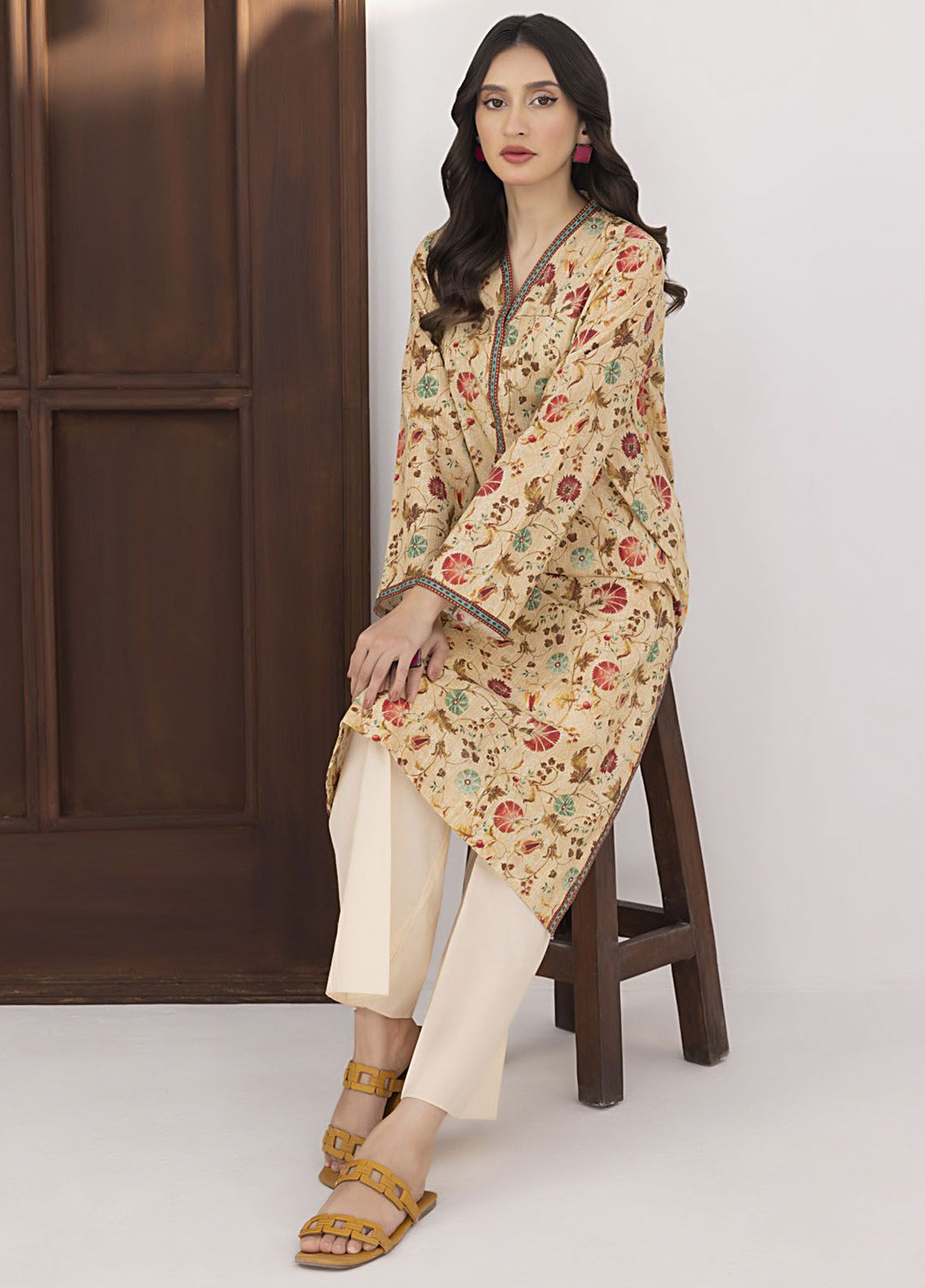 Lakhany Pret Printed Cambric Kurti LG-SR-0162