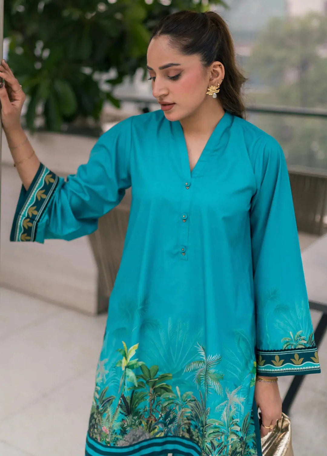 Lakhany Pret Printed Crepe 2 Piece Suit LG-AR-0069