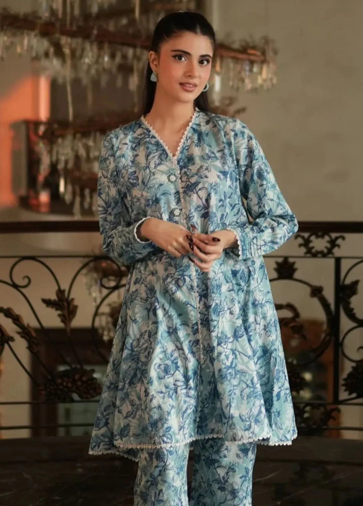 Lakhany Pret Printed Lawn 2 Piece Suit LG-RL-0114-W-PRT-2P
