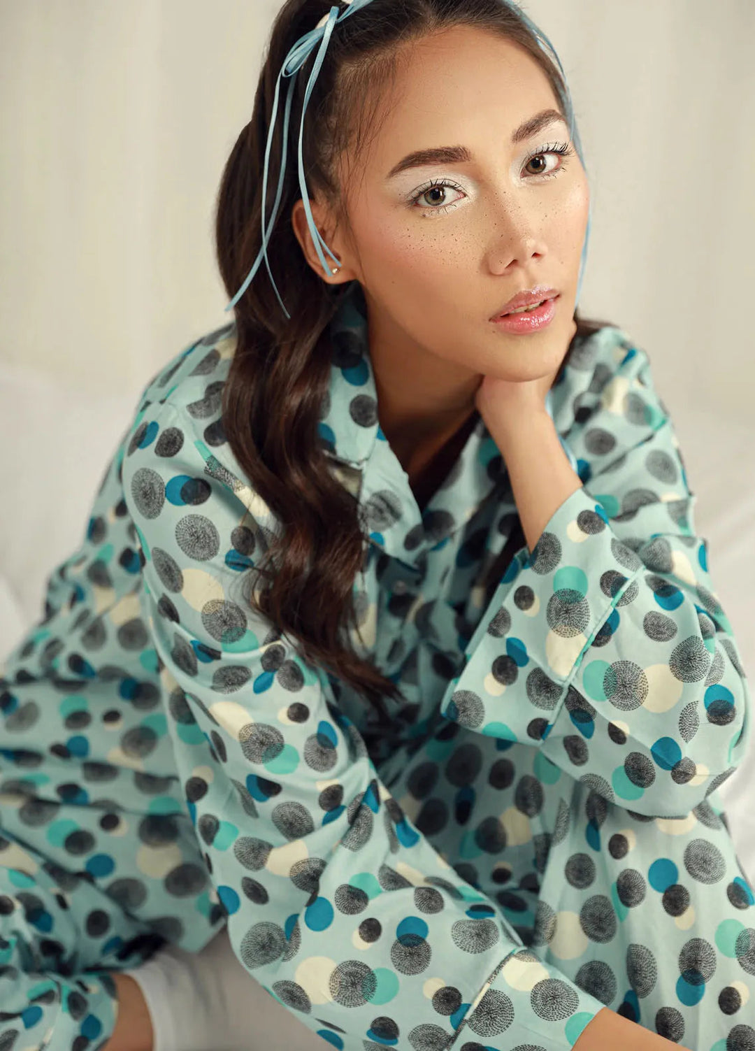 Lakhany Pret Printed Viscose Night Wear LG-IZ-0198