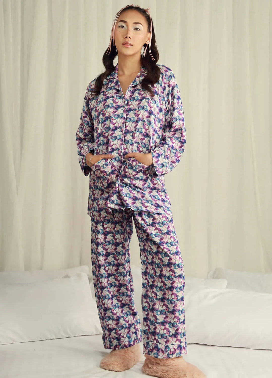 Lakhany Pret Printed Viscose Night Wear LG-SK-0226