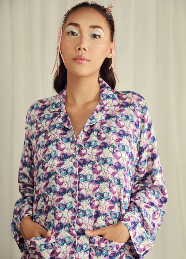 Lakhany Pret Printed Viscose Night Wear LG-SK-0226