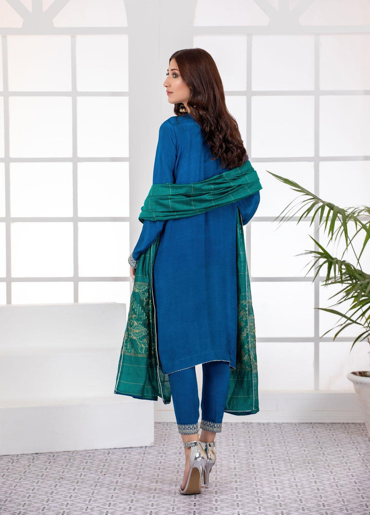 Lakhany Pret  Raw Silk 3 Piece Dress LSM-2799