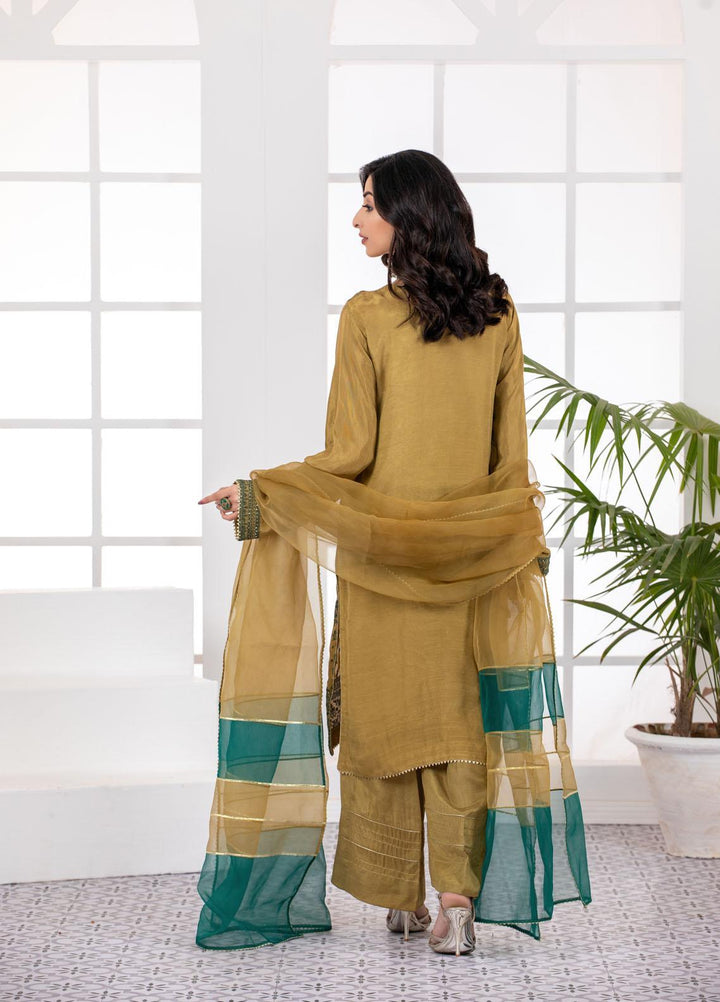 Lakhany Pret  Raw Silk 3 Piece Dress LSM-2800