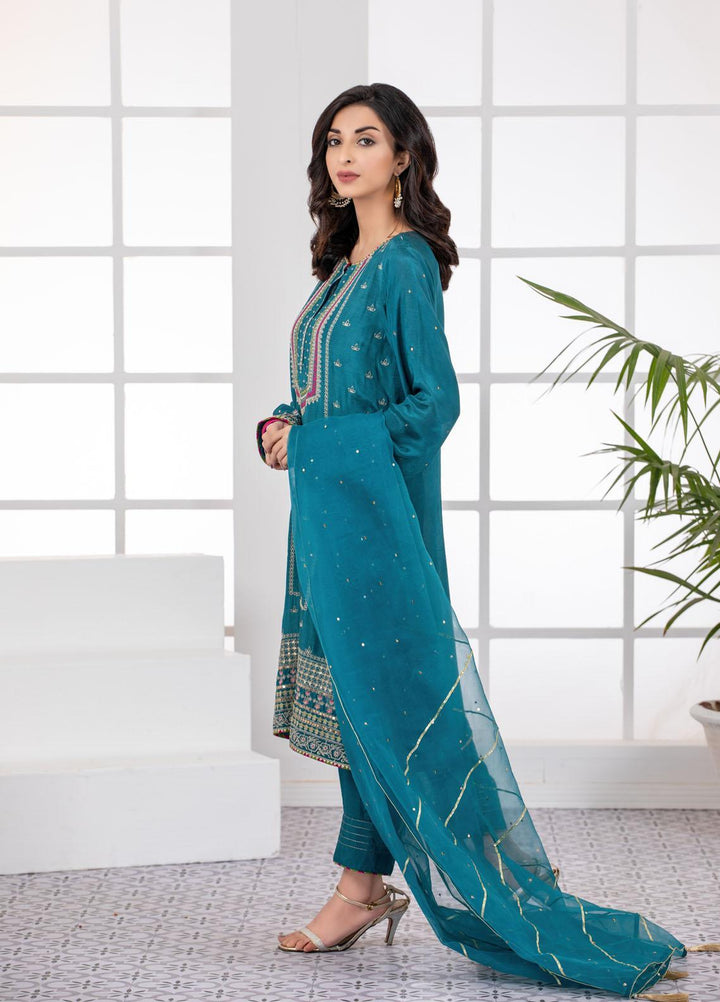 Lakhany Pret  Raw Silk 3 Piece Dress LSM-2805