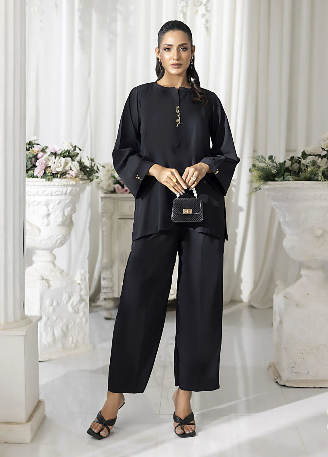 Lakhany Pret Solid Crepe 2 Piece Suit LG-UB-00139