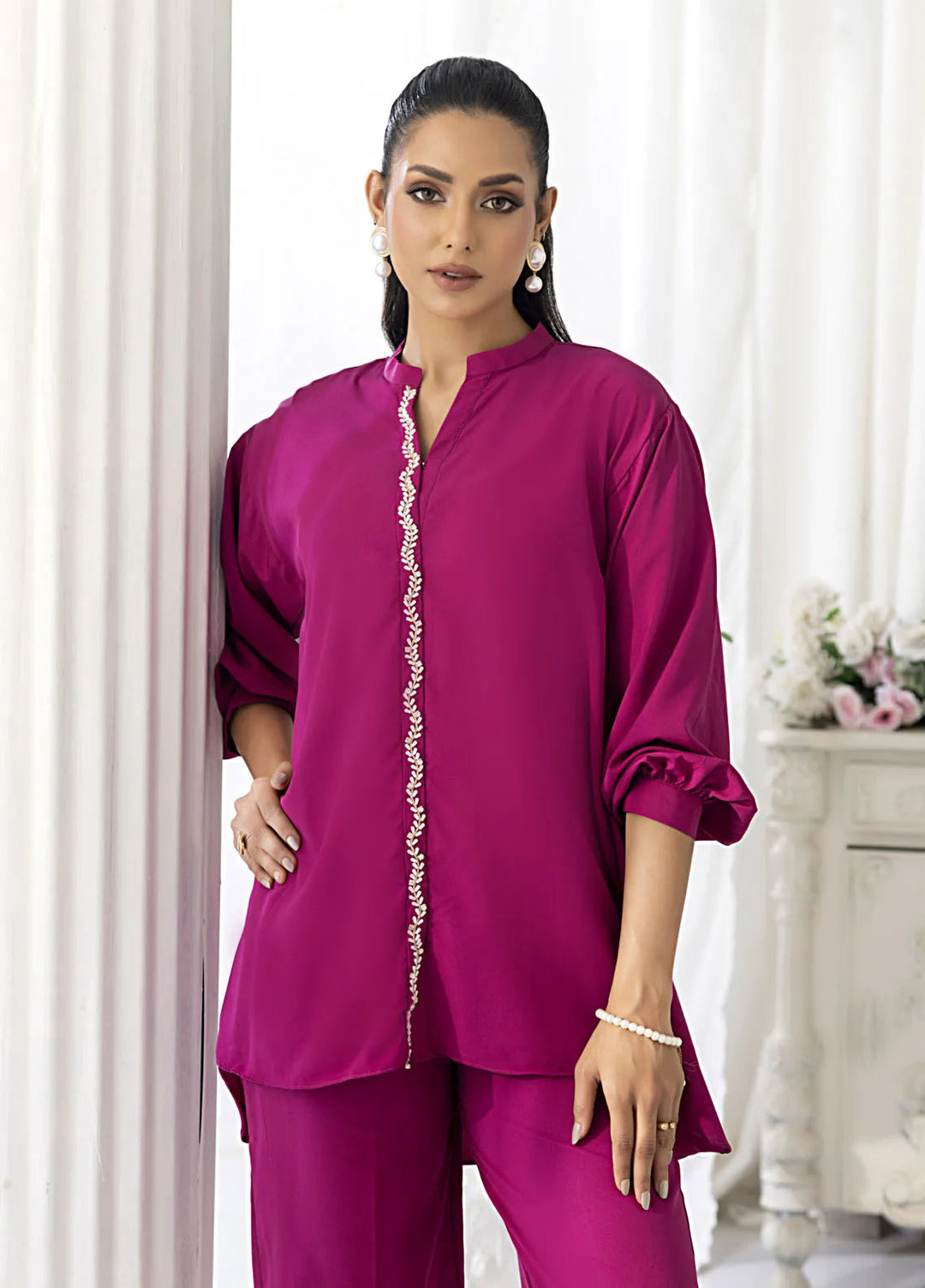 Lakhany Pret Solid Crepe 2 Piece Suit LG-UB-00140