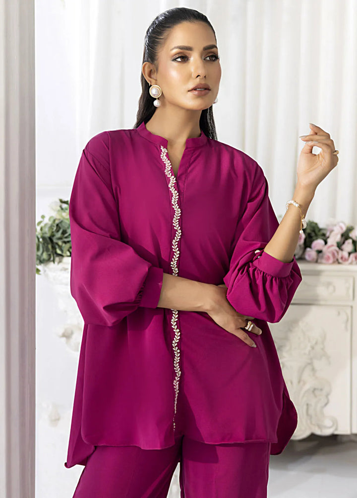 Lakhany Pret Solid Crepe 2 Piece Suit LG-UB-00140