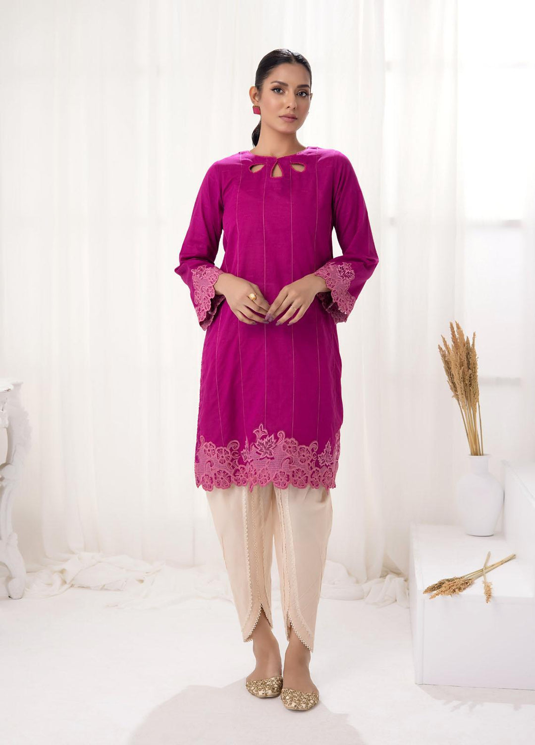 Lakhany Pret Embroidered Jacquard Shirt LSM-2919