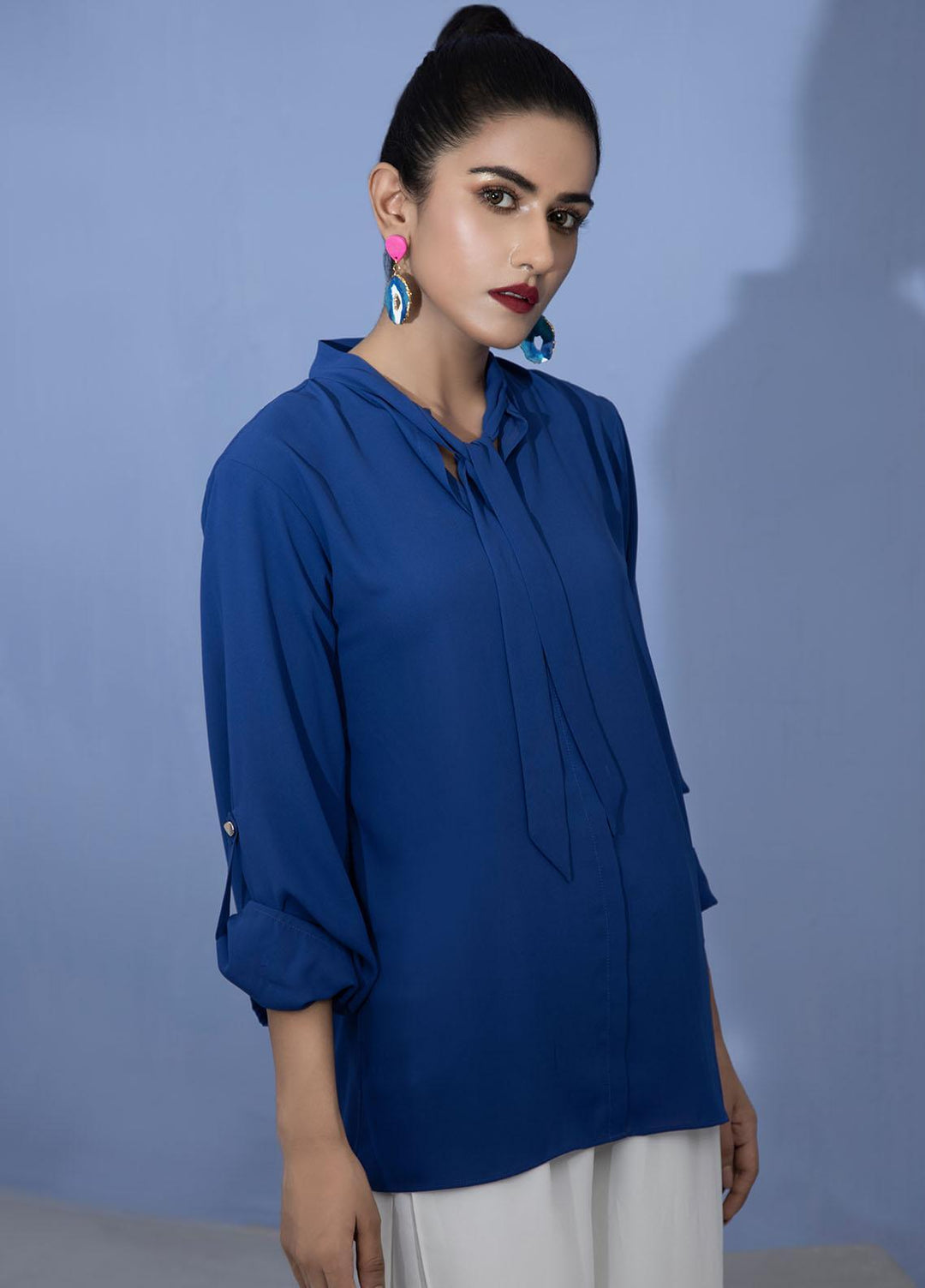 Lakhany Pret Fancy Crepe Shirt LSM21T 2387