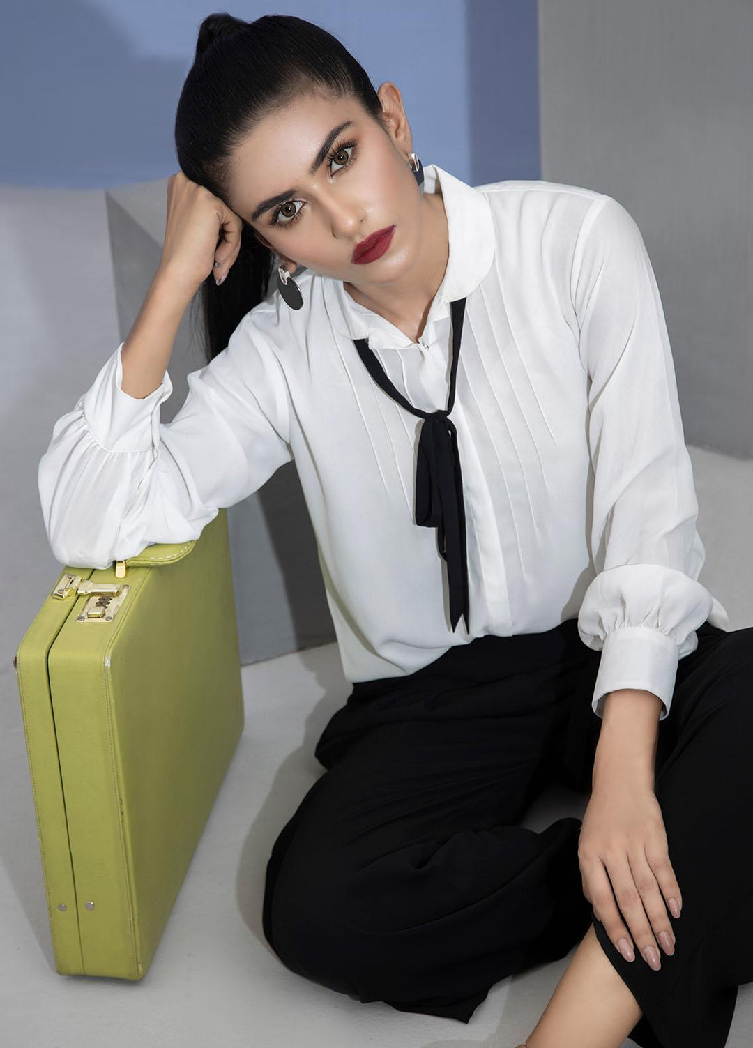 Lakhany Pret Fancy Crepe Shirt LSM21T 2391