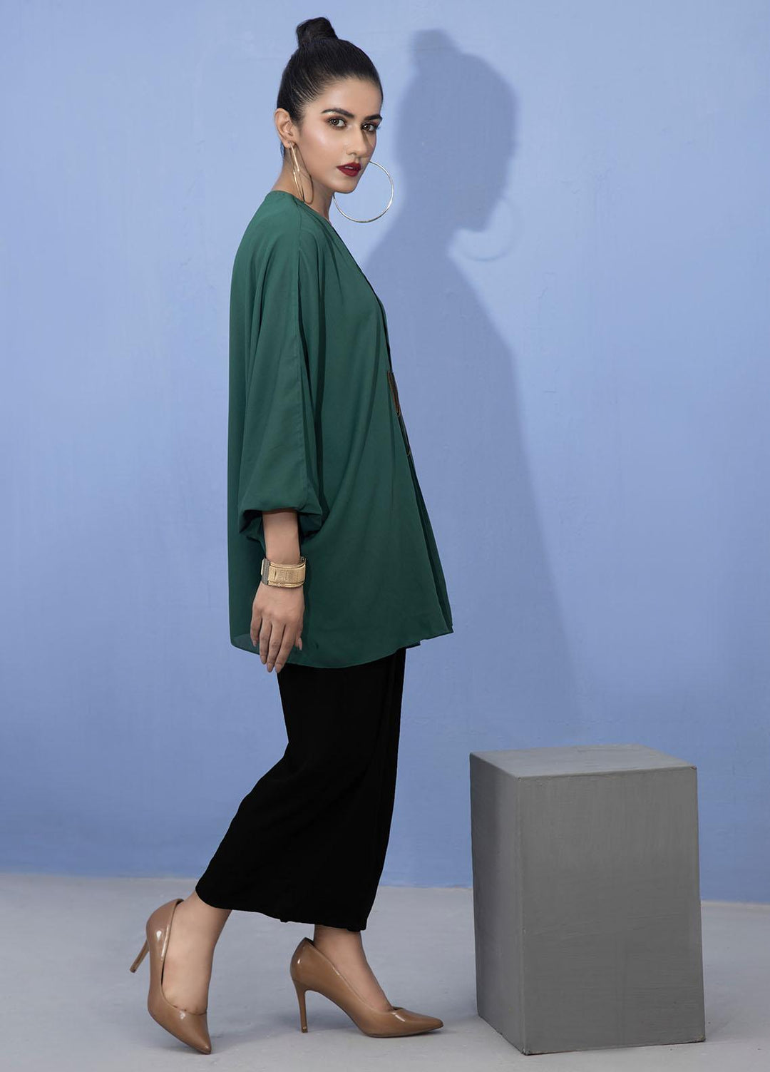 Lakhany Pret Fancy Crepe Shirt LSM21T 2392