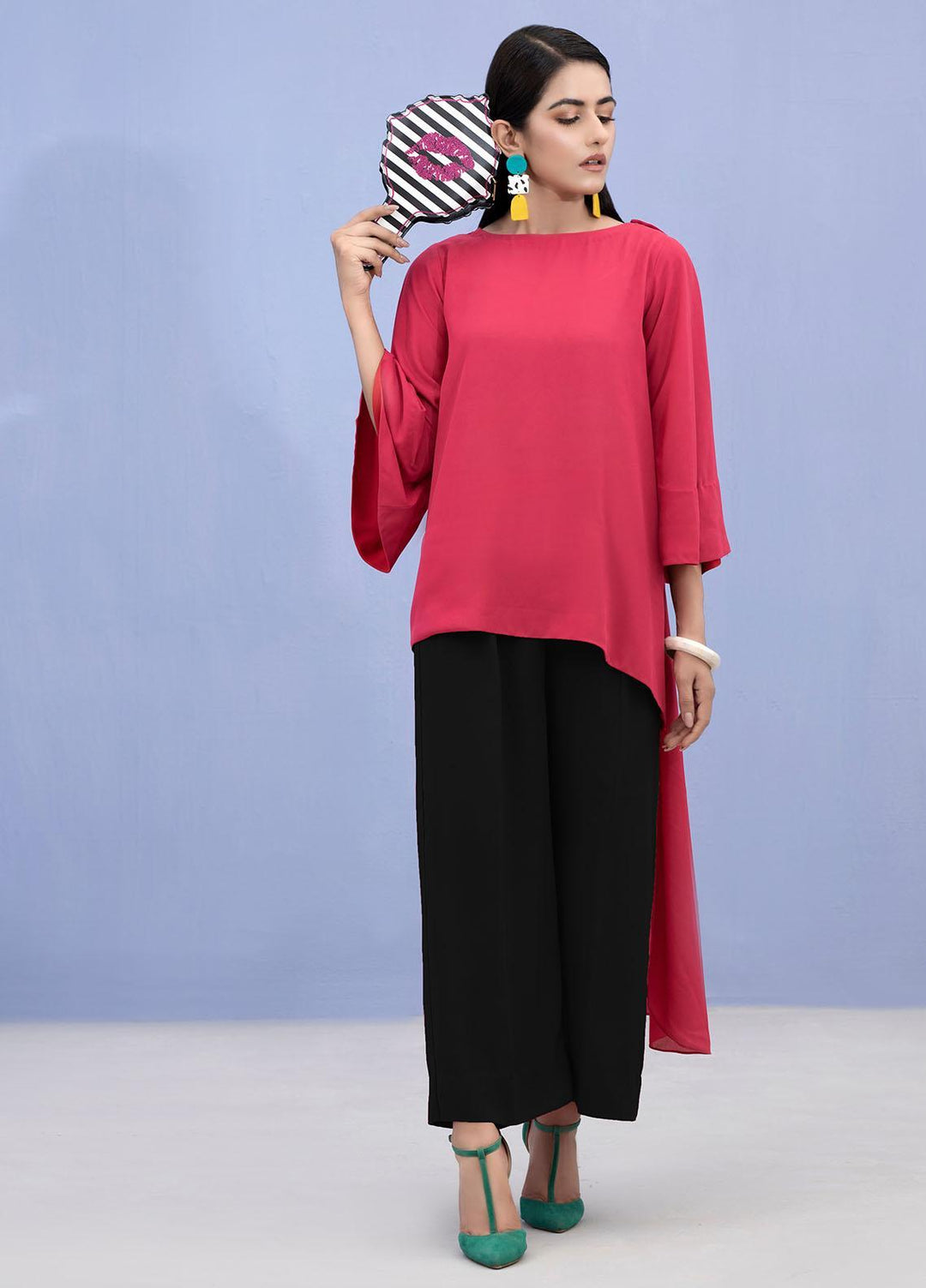 Lakhany Pret Fancy Crepe Shirt LSM21T 2403