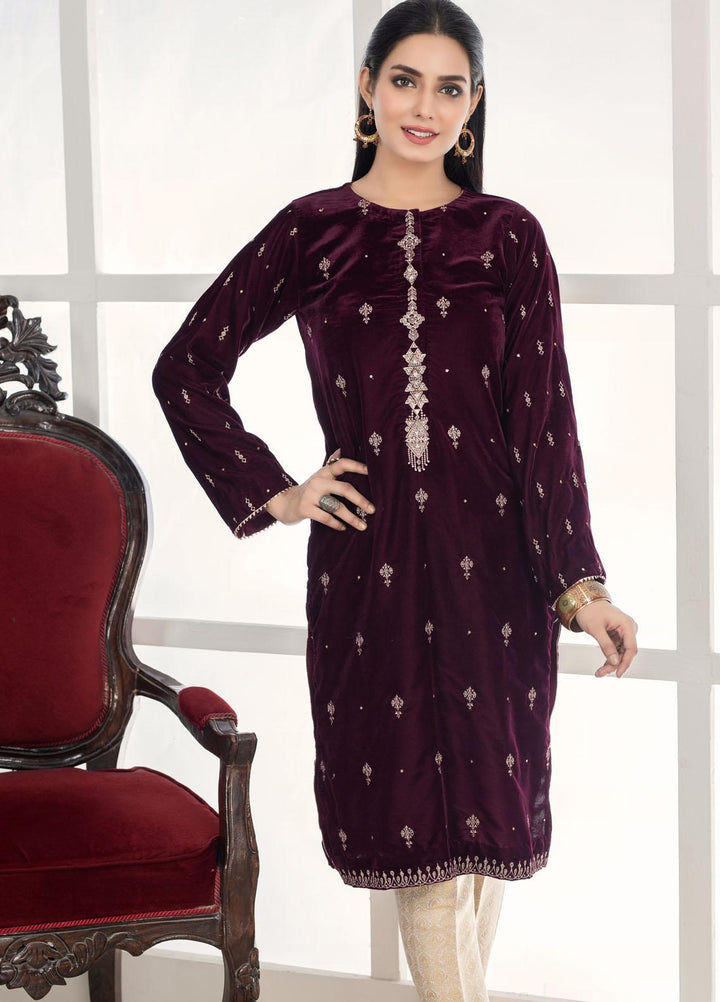 Lakhany Luxury Pret  Velvet Shirt LSM21V LSM-2432