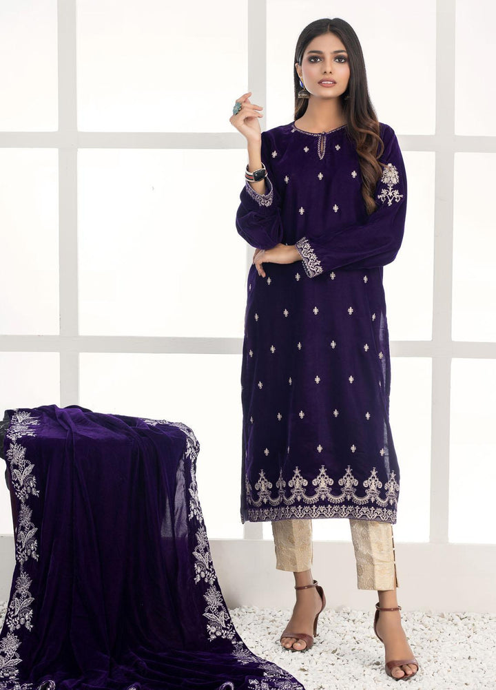Lakhany Luxury Pret  Velvet Shirt LSM21V LSM-2433