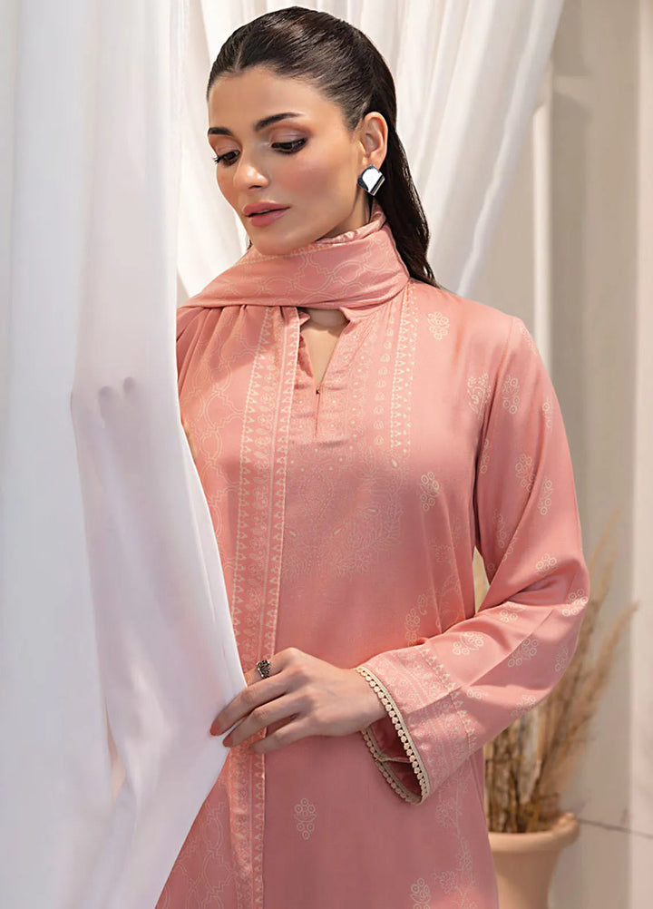 Lakhany Printed Wool Suit Unstitched 3 Piece LSM24CW LG-AR-0078-A - Winter Collection