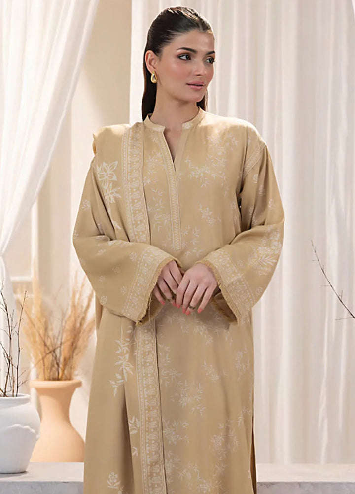 Lakhany Printed Wool Suit Unstitched 3 Piece LSM24CW LG-IZ-0269-A - Winter Collection