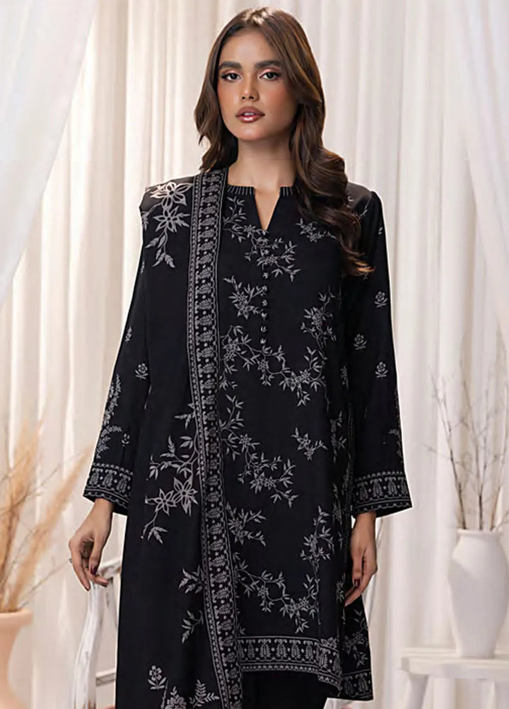 Lakhany Printed Wool Suit Unstitched 3 Piece LSM24CW LG-IZ-0269-C - Winter Collection