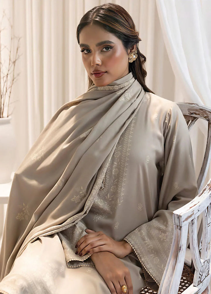 Lakhany Printed Wool Suit Unstitched 3 Piece LSM24CW LG-IZ-0271-A - Winter Collection