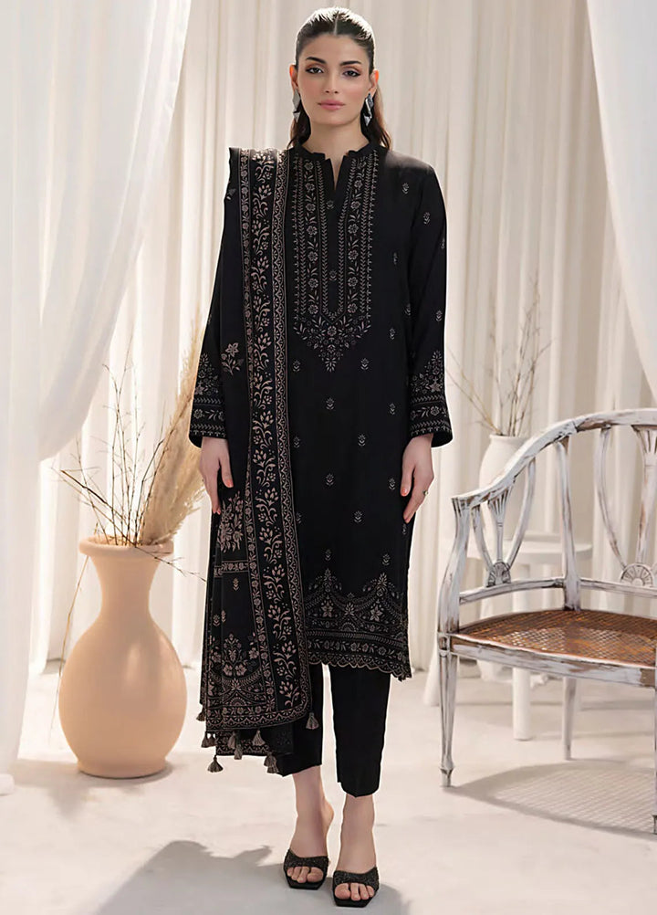 Lakhany Printed Wool Suit Unstitched 3 Piece LSM24CW LG-IZ-0271-C - Winter Collection