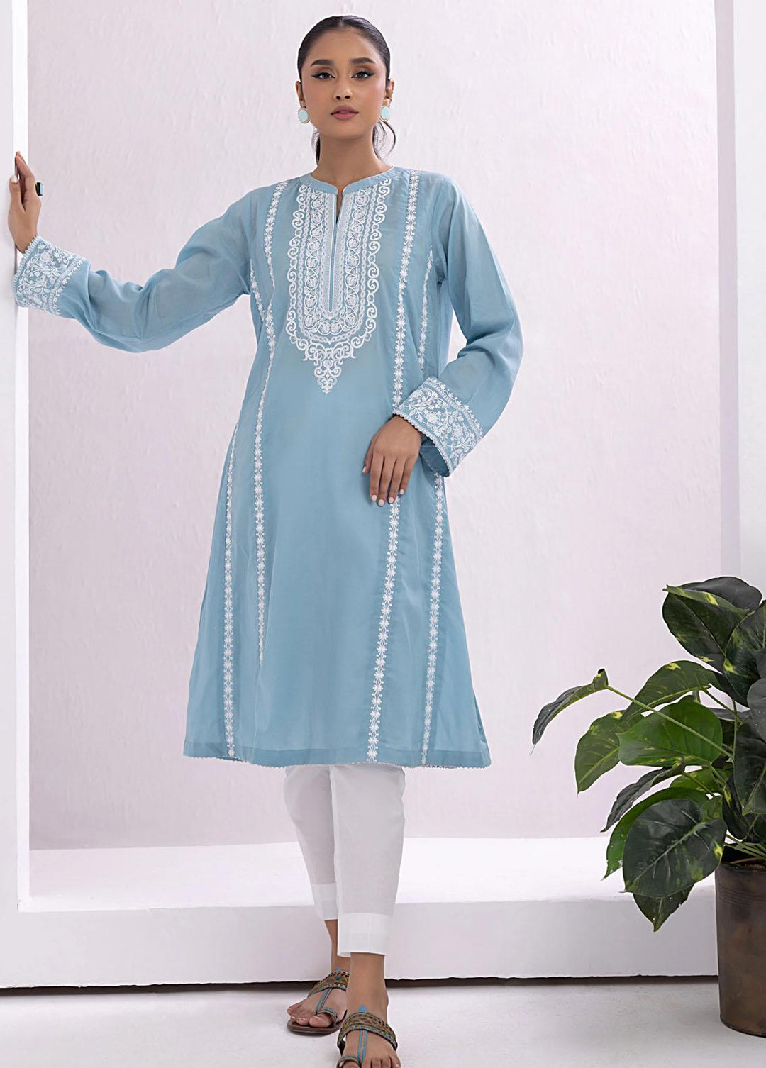 Lakhany Pret Embroidered Lawn Kurti LG-SK-0128
