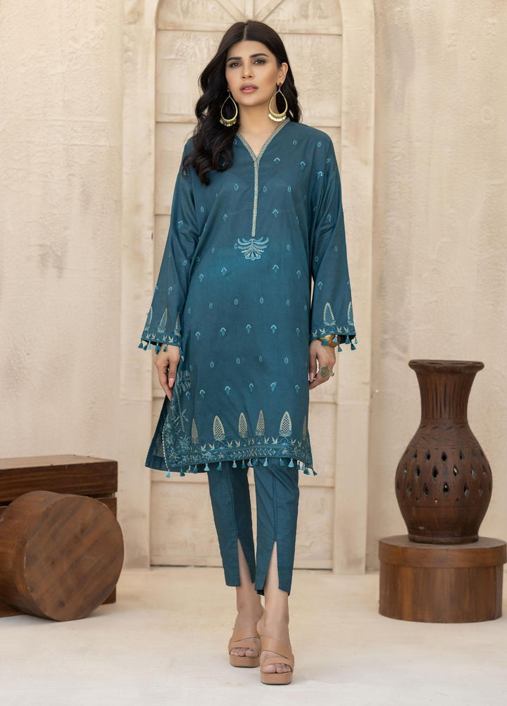 Lakhany Pret Embriodered Cambric 2 Piece Suit LSM-2640