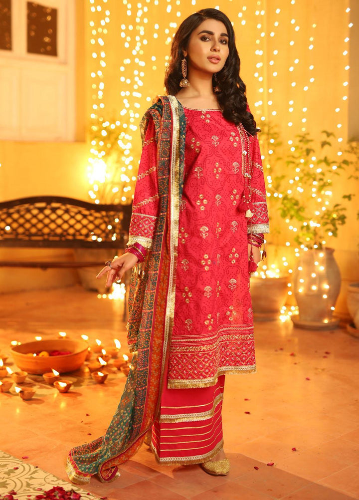 Shehnai By Lakhany Embroidered Lawn Suits Unstitched 3 Piece LSM21SH 9811 - Festive Collection