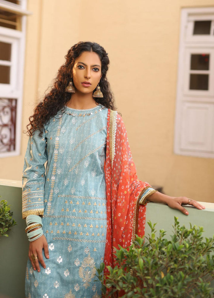 Shehnai By Lakhany Embroidered Lawn Suits Unstitched 3 Piece LSM21SH 9814 - Festive Collection