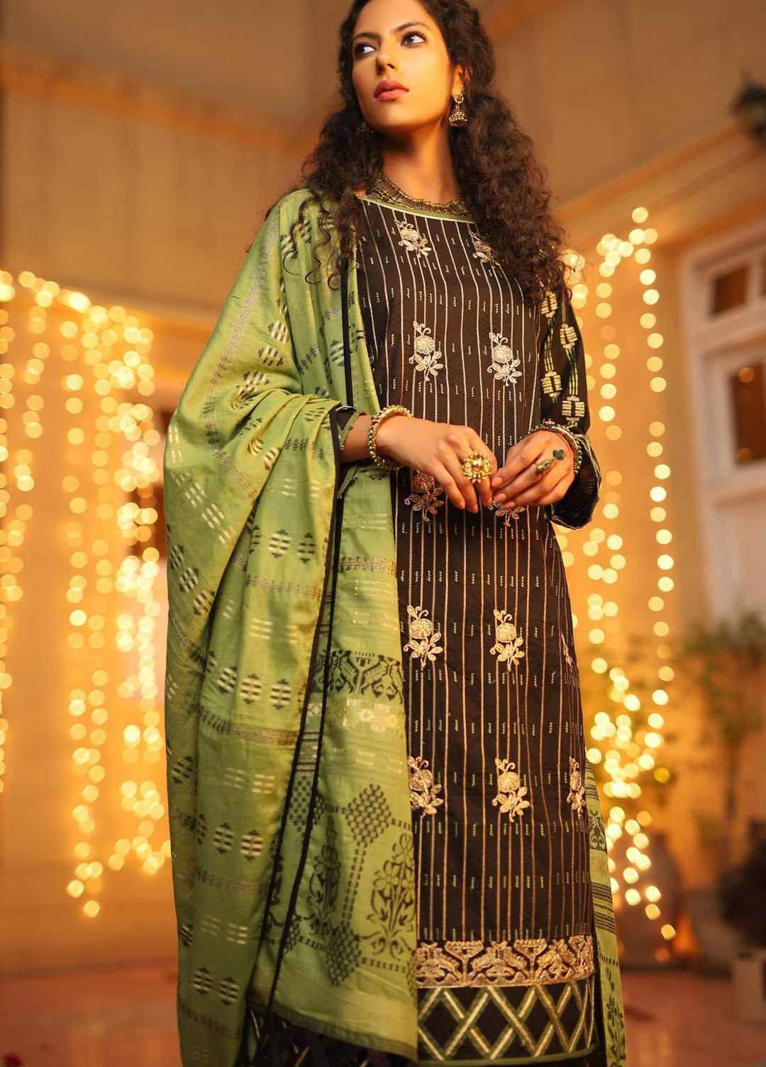 Shehnai By Lakhany Embroidered Woven Suits Unstitched 3 Piece LSM21SH 9815 - Festive Collection