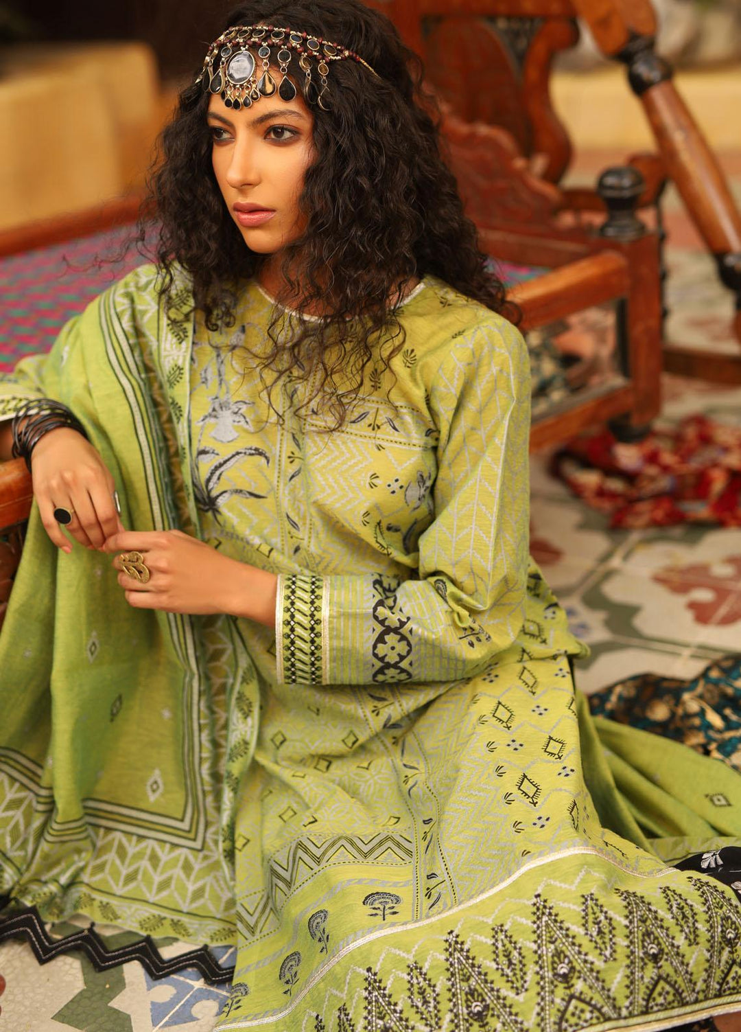 Shehnai By Lakhany Embroidered Woven Suits Unstitched 3 Piece LSM21SH 9819 - Festive Collection
