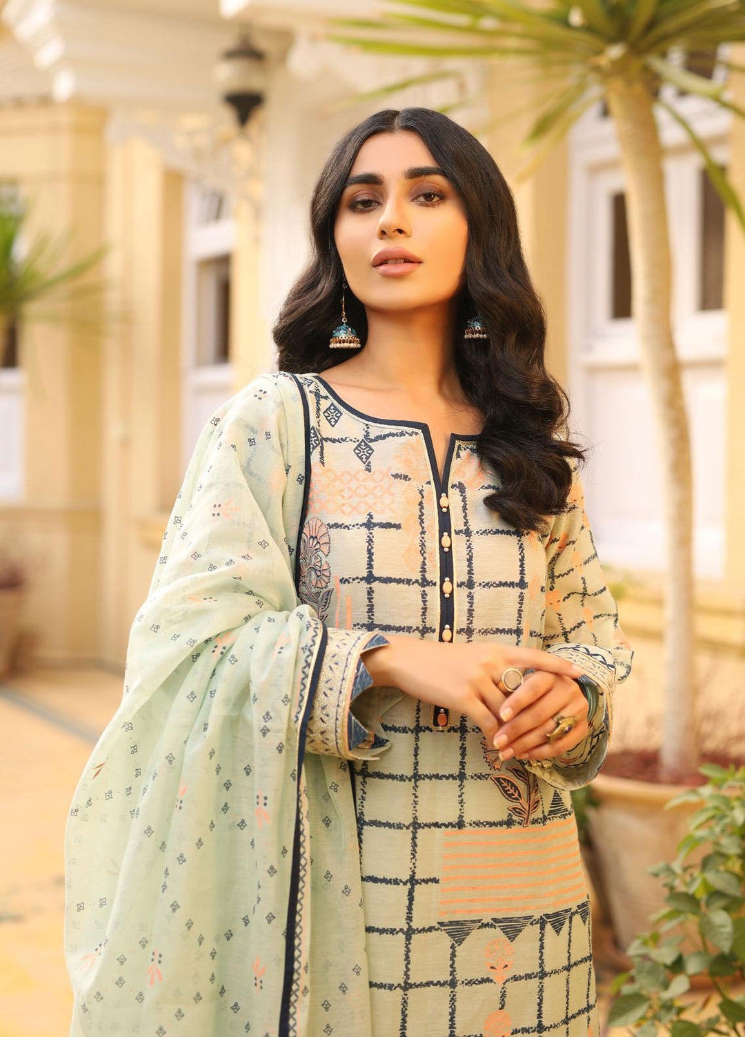 Shehnai By Lakhany Embroidered Woven Suits Unstitched 3 Piece LSM21SH 9821 - Festive Collection