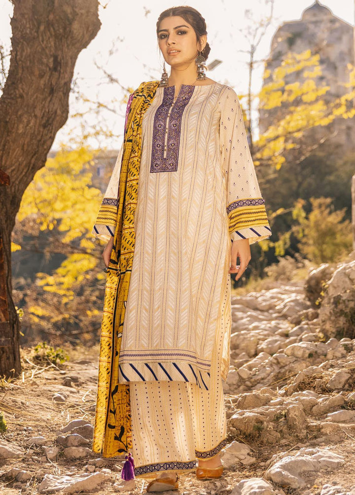 Lakhany Embroidered Lawn Suits Unstitched 3 Piece LSM21S BP-2045 - Summer Collection