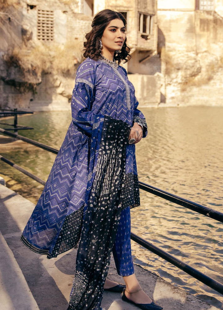 Lakhany Embroidered Lawn Suits Unstitched 3 Piece LSM21S SG-2101 - Summer Collection