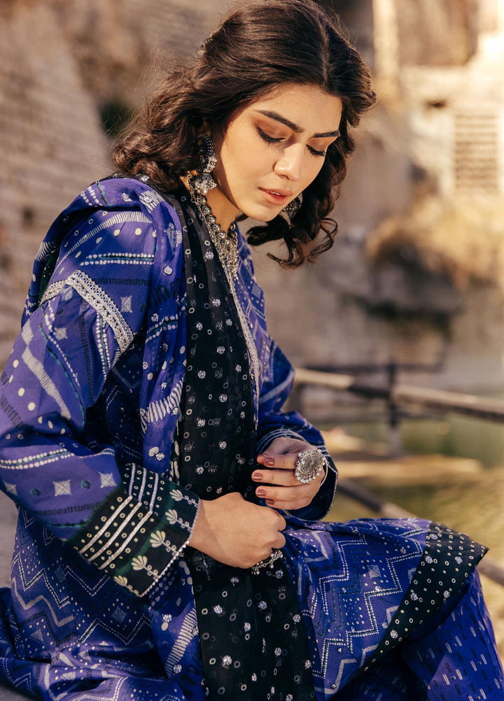 Lakhany Embroidered Lawn Suits Unstitched 3 Piece LSM21S SG-2101 - Summer Collection