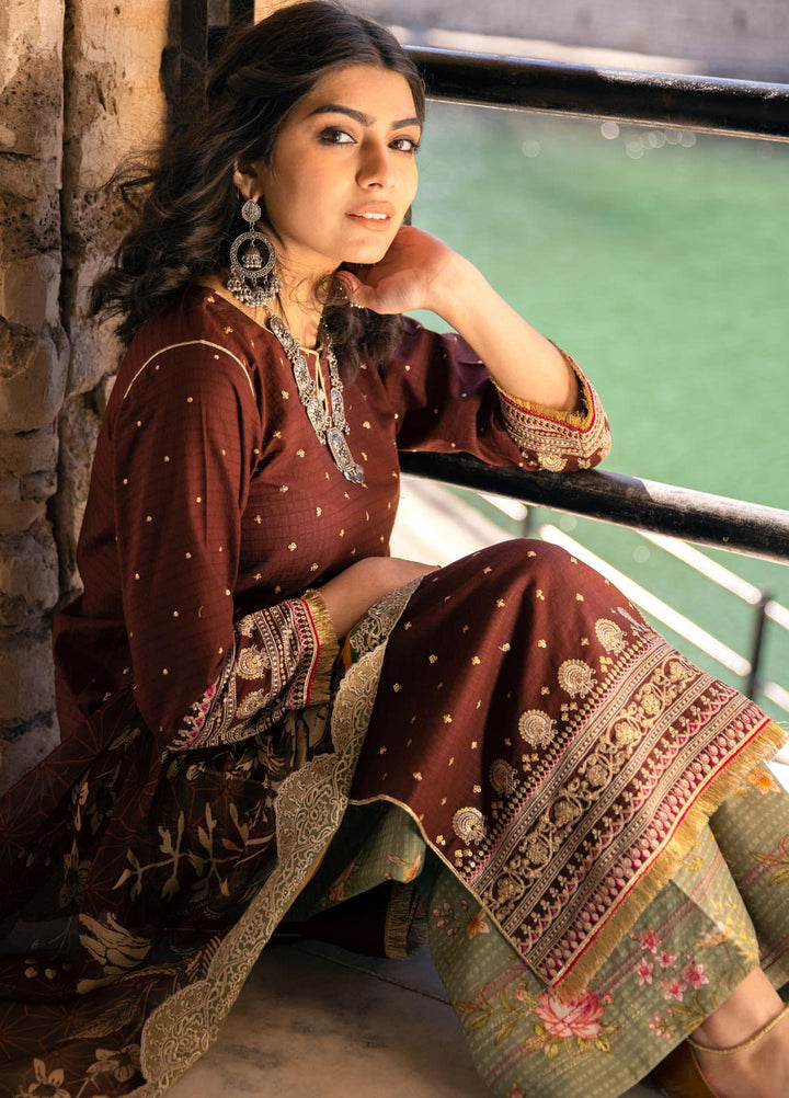 Lakhany Embroidered Jacquard Suits Unstitched 3 Piece LSM21S SG-2103 - Summer Collection