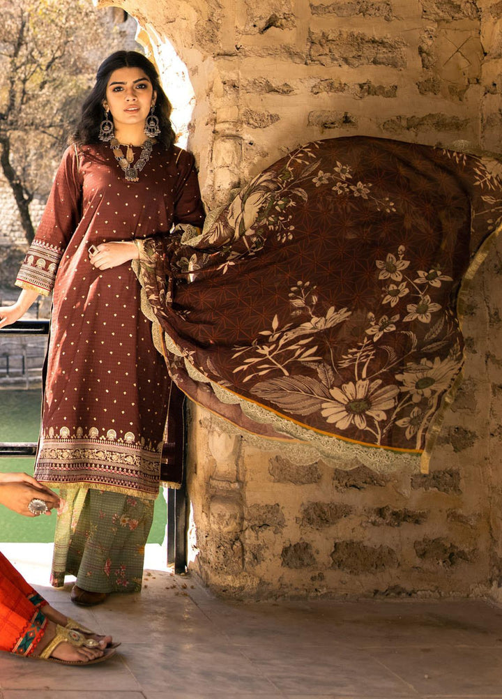 Lakhany Embroidered Jacquard Suits Unstitched 3 Piece LSM21S SG-2103 - Summer Collection